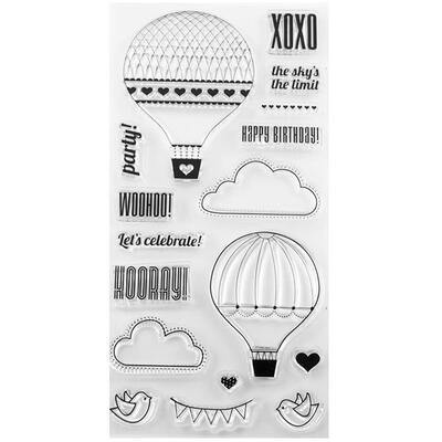

Silicone Transparent Seals Clear Stamp Hot Air Balloon for DIY Scrapbooking