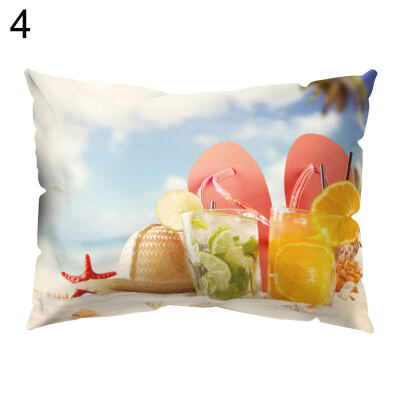 

Fresh Starfish Shell Throw Pillow Protector Case Cushion Cover Bedding Articles