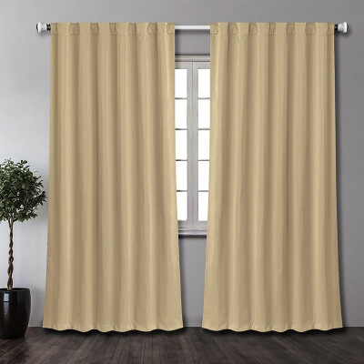 

Bladies bamboo double-sided high-precision blackout curtains Blackout Curtains simple&stylish look 4658