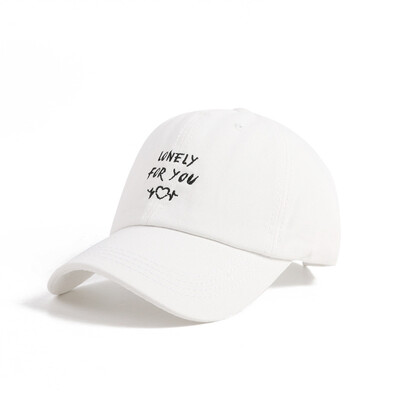 

Fall 2019 Womens New Hat Korean Alphabet Baseball Cap Outdoor Fashion Duck Tongue Cap Recreational Sunshade Cap Tide