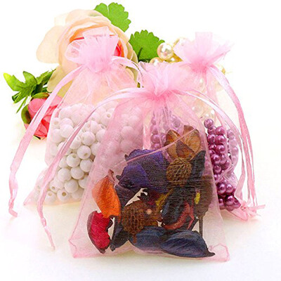 

100pcs Drawstring Jewelry Cosmetics Wedding Candy Bags Snacks Gift Bag Party Supplies Decorations