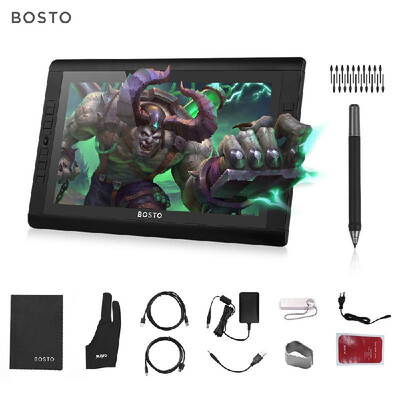 

BOSTO 22UX 215 Inch Graphic Monitor Drawing Tablet HD IPS Display Screen 1920 1080 Resolution with 20 Express Keys2 RollersAd