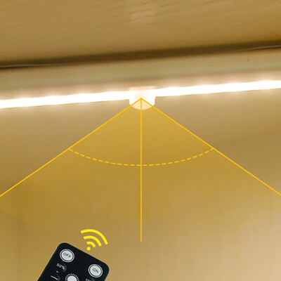 

Gobestart LED Portable Wireless Cabinet Night Light Remote Control Sensor Closet UnderLamp