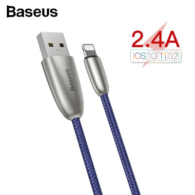 

Baseus Torch Series Data Cable USB for iP red blackblue 24A 1m 15A 2m with or not lamp