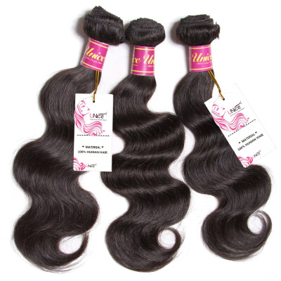 

UNice 8A Indian Body Wave Virgin Human Hair 3 Bundles Overnight Free Ship