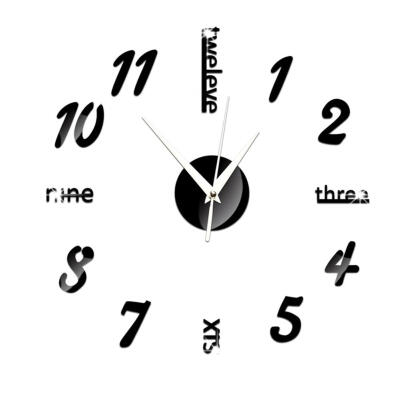 

Creative Quartz Clock Acrylic Ultra Silent Wall Clock Living Room Decor