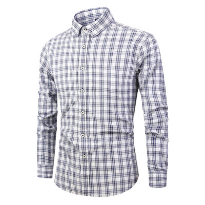 

Tailored Mens Long Sleeve Button Turndown Collar Painting Casual Top Blouse Shirts