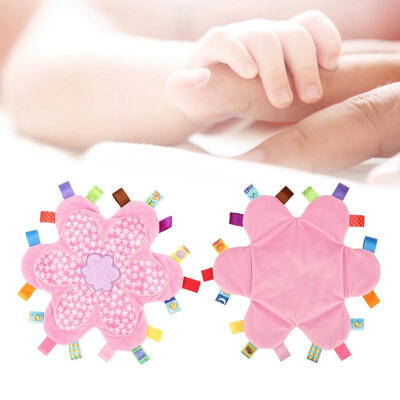 

Greensen Baby Plum Flower Comforting Blanket Soft Plush Baby Appease Towel Comfort Toy Security Blanket