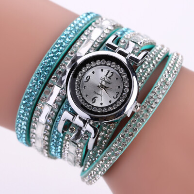 

Duoya D136 Fashion Diamond Watch Ladies Circle Watch Quartz Watch