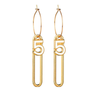 

Fashion Women Enamel Hollow 5 Rectangle Dangle Long Pendant Earrings Jewelry
