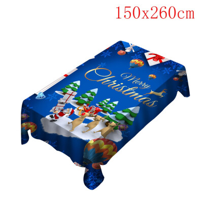 

Tailored Christmas TableclothChair Cover Digital Printing Christmas Table Decoration