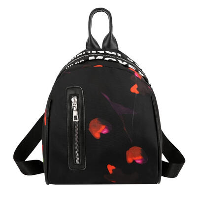 

Fashion Print Small Travel Backpacks Women School Knapsack Nylon Rucksack