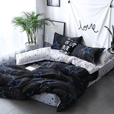 

Gobestart Four-Piece Bedding Set Duvet Cover Pillowcase Full Size