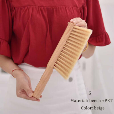 

〖Follure〗Wood Soft Hair Bed Brush Dusting Brush Without Lint Long Handle Cleaning Brush