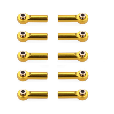 

Tailored 10PCS Alloy M4 Link Tie Rod End Ball Joint For 110 TRX-4 SCX10 RC Buggy Car