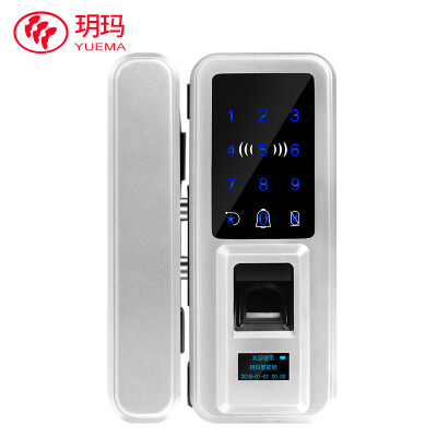 

YUEMA glass door fingerprint lock smart password lock mobile APP remote control lock office access lock temporary password open 740-ZNBL-9002-SYK