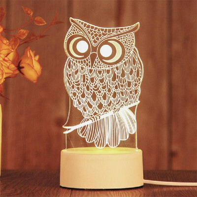 

New 3D Lamp Table Night Light Cartoon Toy Cat