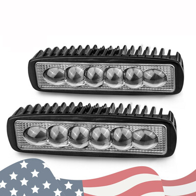 

LED Pods Work Light Bars 6inch 36W Spot Flood Offroad Driving ATV Truck 4X4 Boat