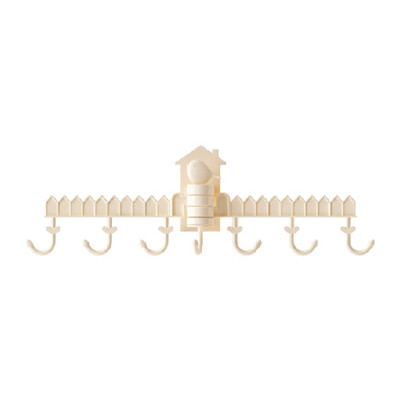 

Toponeto Multi Function Bird Double Row Rotary Hook Waterproof Strong Glue Non Hole Stick