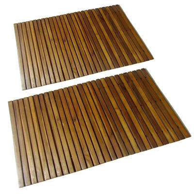

2 pcs Acacia Bath Mat 315"x197