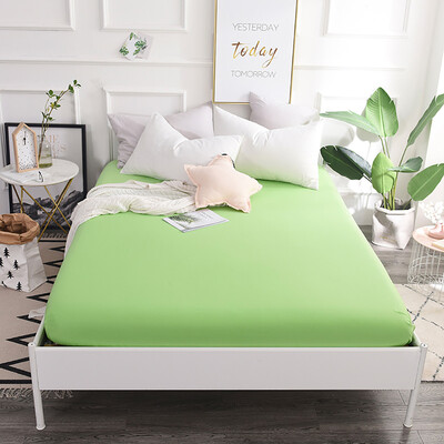 

Toponeto Fitted Sheet Bedding Cover Bed Sheet Soft Comfort Solid Color