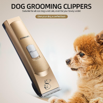 

Dog Grooming Clippers Low Noise Rechargeable Cordless Pet Clippers Grooming Kit Dogs Cats Pets Hair Clippers Shaver Tools