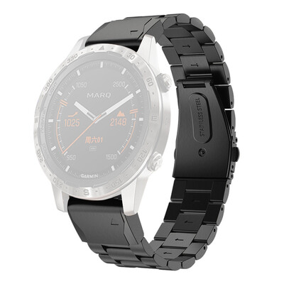 

〖Follure〗Luxury Stainless Steel Quick Release Easy Fit Wristband For Garmin MARQ 5 Style