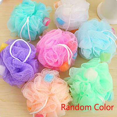 

Colorful Bathroom Body Mop Flower Ball Shower Soft Sponge Bubbles Body Cleaning Wash Foaming Mesh Net Loofah