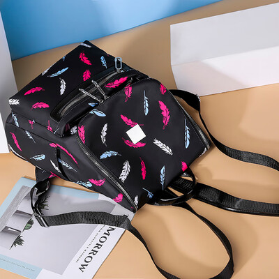 

Tailored Womens Fashion Backpack Waterproof Oxford Bag Anti-Theft Shoulder Bag Leisure