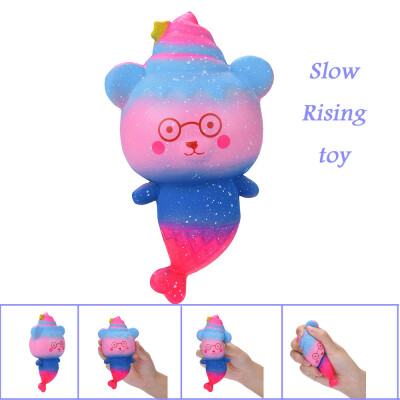 

Gotoamei 1PC Cute Ice Cream Bear Slow Rising Collection Squeeze Stress Relieve Toys