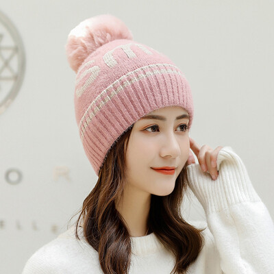

Korean version wool ball adult wool hat in autumn&winter