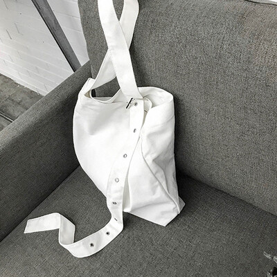

Tailored Fashion Girls Solid Color Canvas Art Versatile Shoulder Bag Messenger Bag