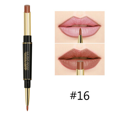 

12 Color Double Head Velvet Lips Pigment Lipstick Matte Lipstick Cosmetic Waterproof Long Lasting Moisturizing Makeup