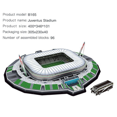 

Handmade DIY paper world soccer stadium