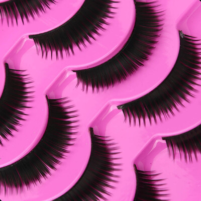 

〖Follure〗Big sale 5 Pair Fashion Natural Handmade Long False Black Eyelashes Makeup