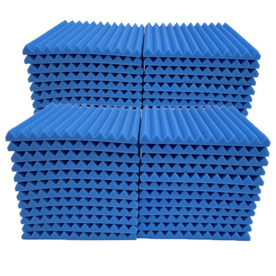 

〖Follure〗48Pcs Acoustic Foam Panel Sound Stop Absorption Sponge Studio KTV Soundproof