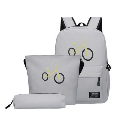 

3pcsset Women Backpack Teenager Girl Student Book Bag Travel Shoulder Bags