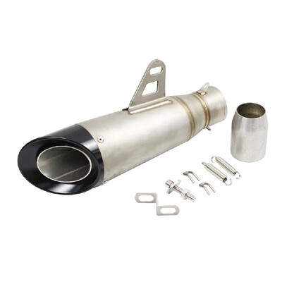 

Universal Motorcycle Exhaust Escape Modified Exhaust Muffle Fit for Most MotorcycleTitanium