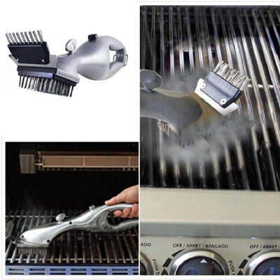 

Outdoor Stainless Steel Churrasco BBQ Grill Brush Barbecue Grill Cleaner