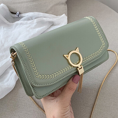 

North bag summer new quality version of womens bag new 2019 fashion Korean version 100 lap single shoulder slant chain small squa