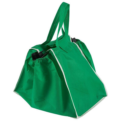 

Outdoor Reusable Shopping Cart Bags for Grocery Shopping in Supermarket Foldable Shopping Bags Green