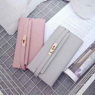 

Summer explosion womens PU leather wallet fashion ladies long wallet casual fashion handmade wallet