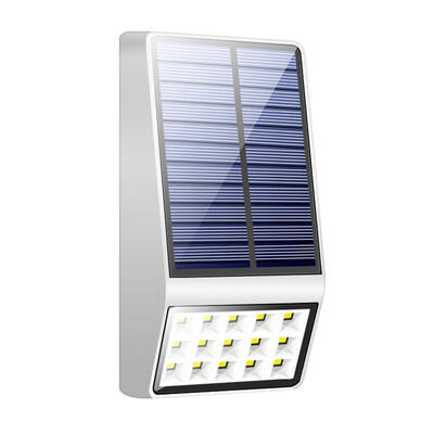 

15LED Solar Motion Sensor Wall Light Outdoor Waterproof Garden Street Lamp