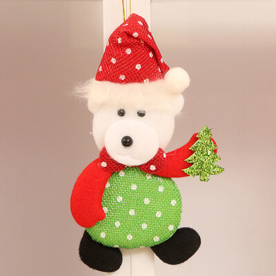 

Tailored Christmas Ornaments Gift Santa Claus Snowman Reindeer Toy Doll Hang Decorations