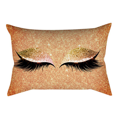 

〖Follure〗Eyelash Out Soft Velvet Cushion Cover 30x50cm Marble Pillow Cases