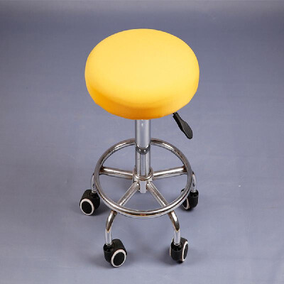 

Round Bar Stool Cover Stretch Removable Elastic Chair Pad Protector for Home Office