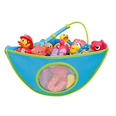 

Tailored Baby Bath Toy Storage Bag Waterproof Suction Cup Triangles Pouch
