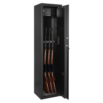 

Electronic Gun Large Safe Box 5 Rifles Including Internal Separate Lock Box