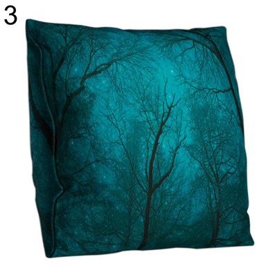 

Double-sided Printed Tree Moon Mountain Pillow Case Cushion Cover Sofa Bed Decor