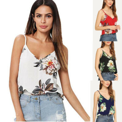 

Hot Women Sleeveless Loose Vest T Shirts Ladies Summer Casual Blouse Tops Shirt